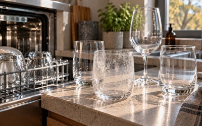 Zašto se čaše iz mašine za sudove ponekad zamute iako izgledaju potpuno čisto