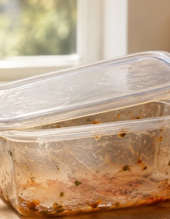 Šta uraditi kada plastična činija zadržava miris i posle pranja