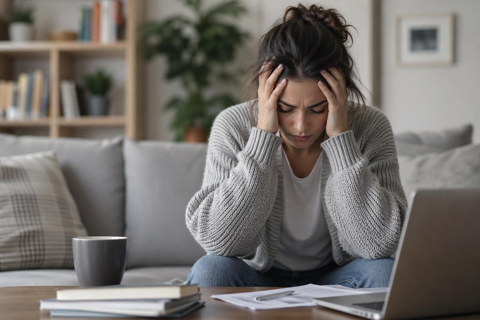 zena pod stresom, umor i pritisak, svakodnevni problemi, mentalno stanje, laganica, laganica.rs