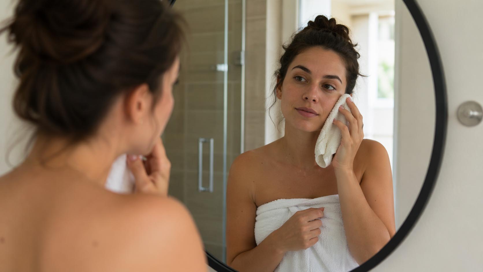 peskir lice bakterije, los peskir koza, iritacija lica posle brisanja, navike kupatilo koza, starenje koze uzrok, laganica.rs, laganica