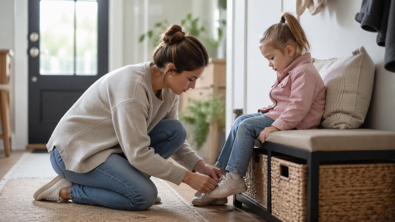 roditelj pomaze detetu previse, vaspitanje greske, samostalnost deteta razvoj, roditelj preuzima obaveze, odnos roditelj dete, laganica.rs, laganica