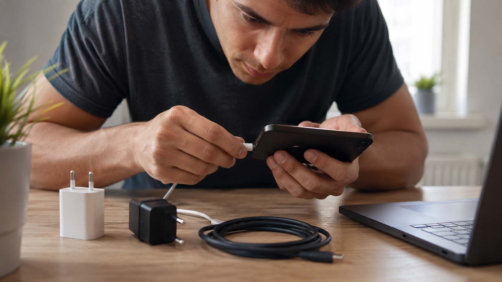 telefon se sporo puni, sporo punjenje telefona, problem sa kablom za punjenje, problem sa punjačem, brzo punjenje ne radi, priključak za punjenje, tehnologija, laganica, laganica.rs