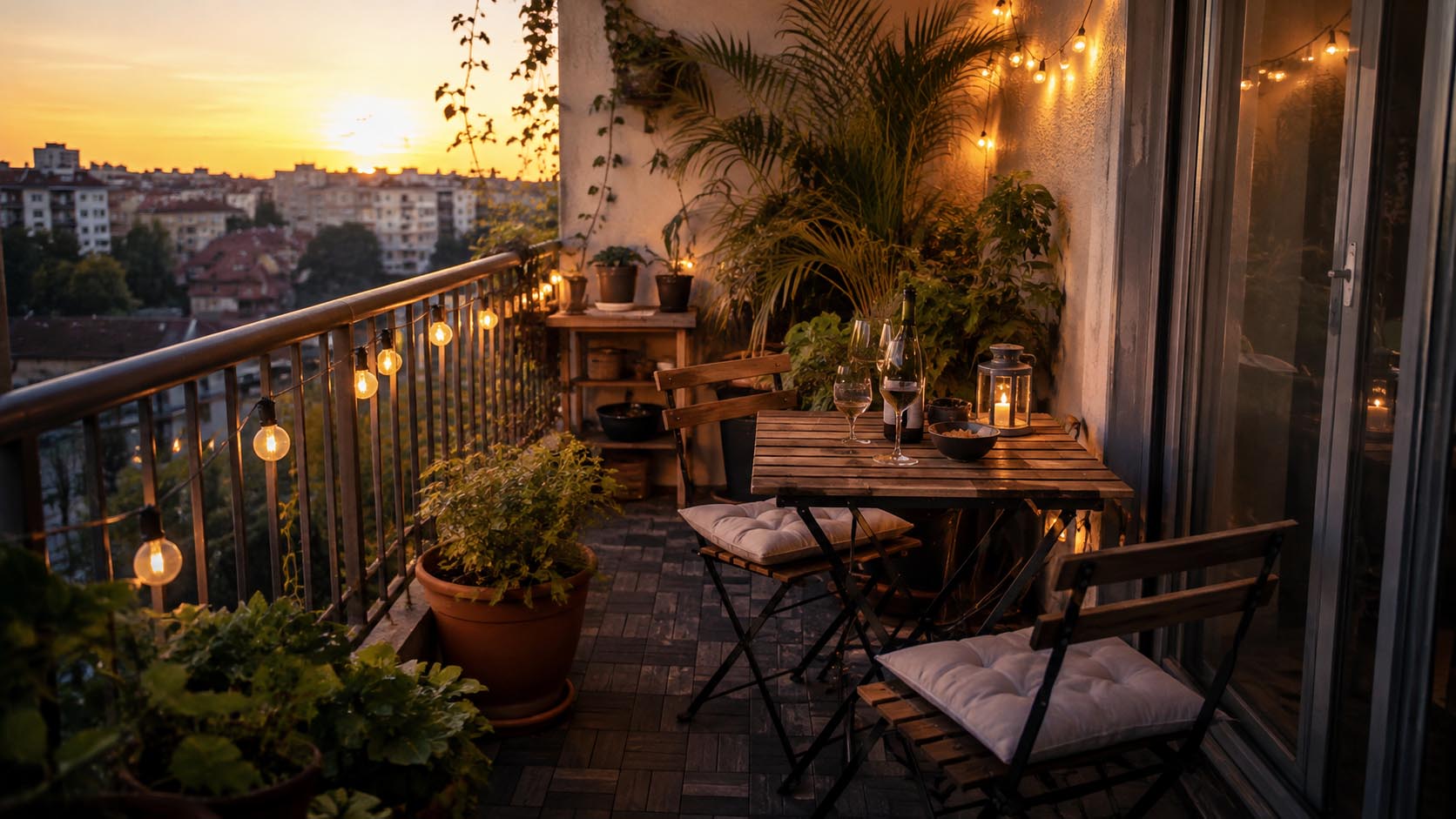 balkon, letnje večeri, uređenje balkona, dom, LAGANICA, LAGANICA.rs
