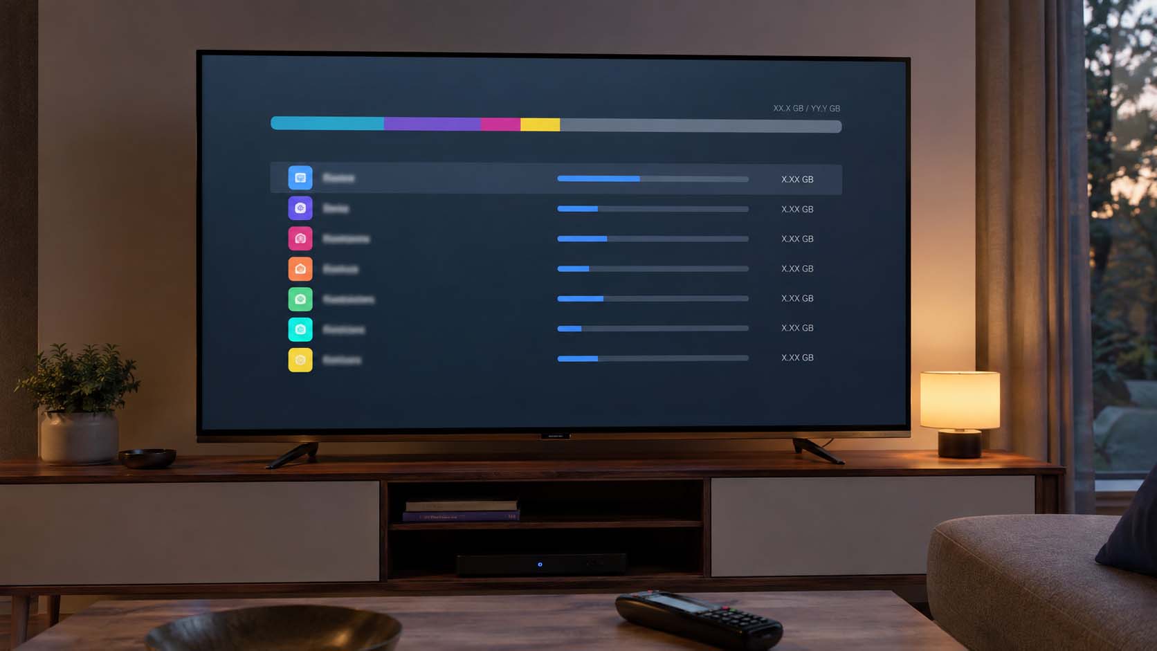 pametni televizor memorija, memorija televizora, aplikacije na smart TV, brisanje aplikacija, keš aplikacije, oslobađanje memorije, smart TV