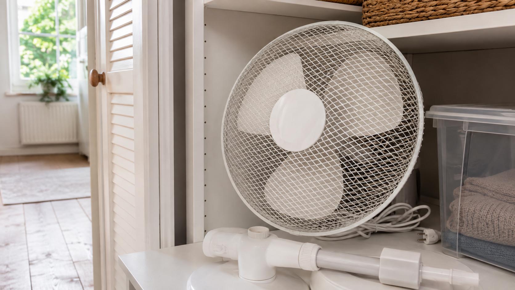 ventilator, odlaganje ventilatora, čišćenje ventilatora, sezonsko odlaganje, ventilator posle leta