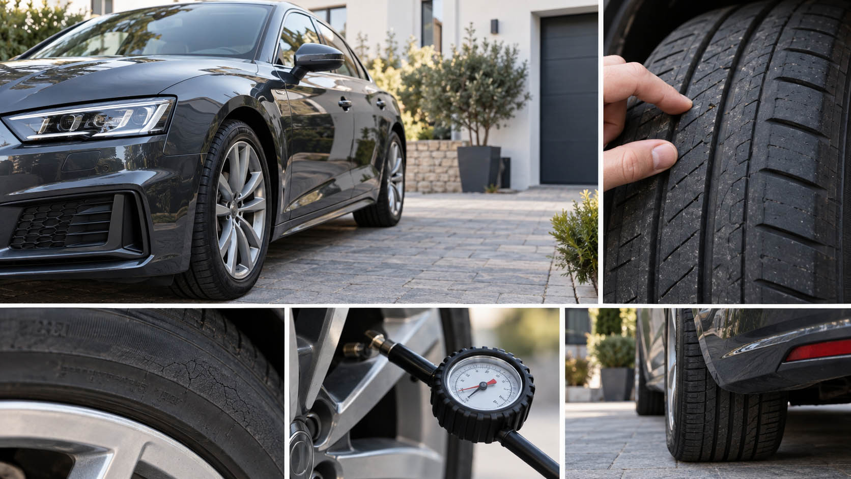 auto gume, pritisak u gumama, istrošenost guma, oštećenje pneumatika, vibracije automobila, geometrija točkova, održavanje automobila, bezbednost u vožnji, redovna provera, laganica, laganica.rs
