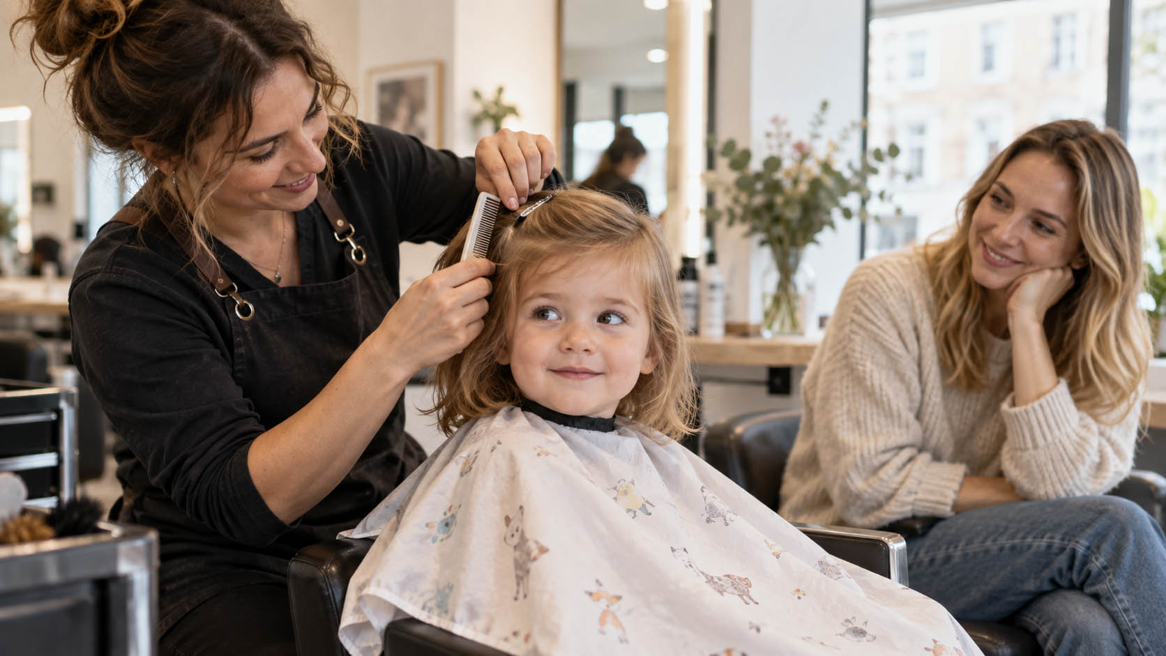 strah od šišanja, dete i šišanje, prvi odlazak kod frizera, šišanje deteta, frizer za decu, priprema deteta, strpljenje, izbor deteta, roditelj, frizerski salon