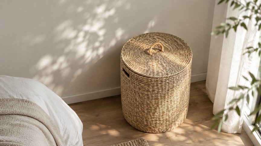korpe za veš, uredna prostorija, korpa sa poklopcem, ventilacija veša, materijal korpe, mala soba, kupatilo, spavaća soba, veš, red, laganica, laganicars