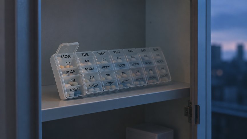 kutije za lekove, organizacija terapije, odeljci po danima, preglednost doza, providni poklopci, izvadivi segmenti, čvrsta plastika, svakodnevna terapija, laganica, laganica.rs, laganicars