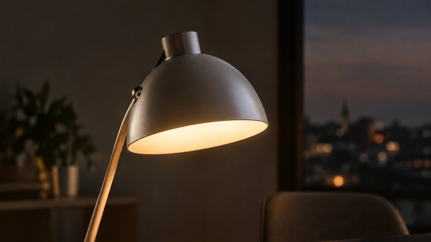 lampe za radni sto, večernje osvetljenje, toplo belo svetlo, LED lampa, zamaranje očiju, radni sto, odsjaj, treperenje, laganica, laganica.rs, laganicars