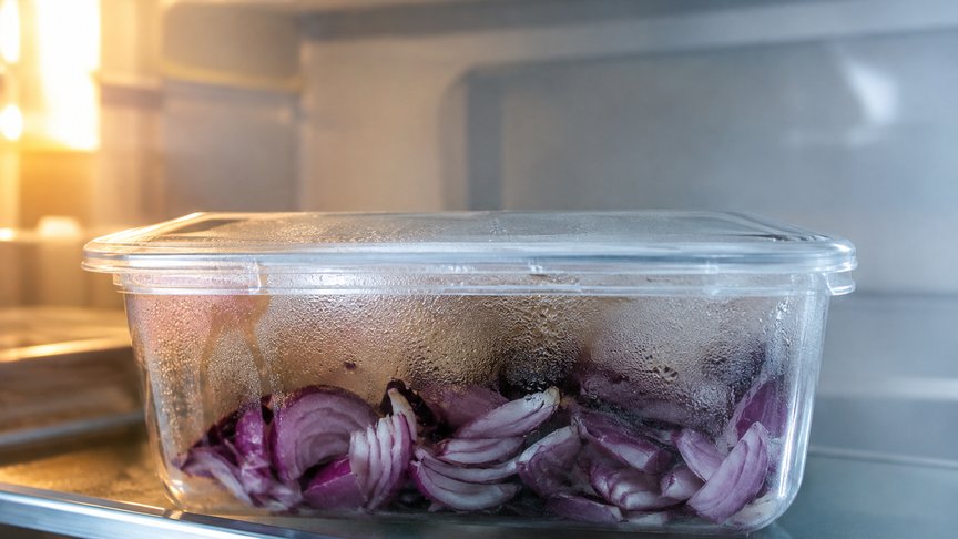 plastične kutije, miris luka, frižider, plastika, staklene posude, kuhinja, hrana, laganica, laganica.rs, laganicars